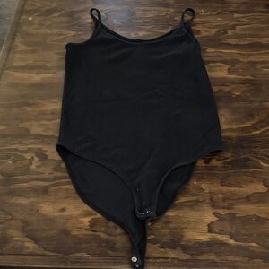 a new day Black Bodysuit